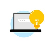Illustration of website design