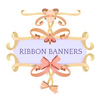 Vector of different ribbon banners