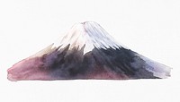 Mount Fuji in Japan vector