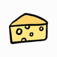 Emmental de Savoie, French cheese illustration