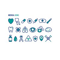 Set of medical health icons