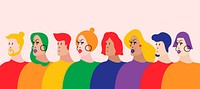 The Queer Community LGBTQ vector illustration