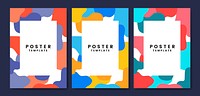 Cool and colorful poster template