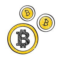 Bitcoin cryptocurrency concept symbol illustration