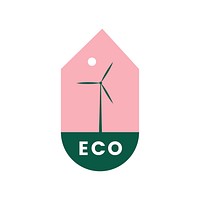 Eco friendly alternative energy icon