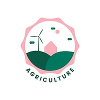 Agriculture and farming icon vector