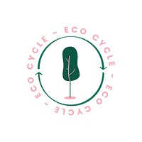 The eco cycle of nature icon