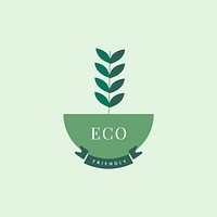 Eco friendly agriculture icon vector