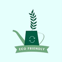 Eco friendly watering system icon