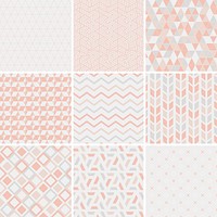 Collection of patterns vector illustration