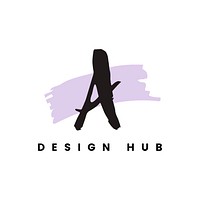 A design hub logo vector
