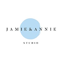 Jamie and Annie studio logo vector