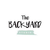 The backyard studio logo vector