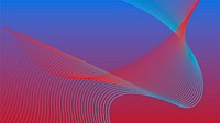 Colorful vibrant 3d wave graphic