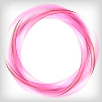 Abstract design element in pink