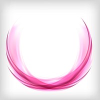 Abstract design element in pink
