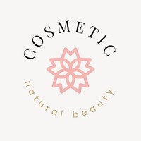 Beauty cosmetic logo, modern creative design psd