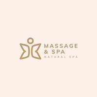 Massage and spa healthy life logo vector