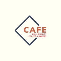 Cafe high quality coffee logo