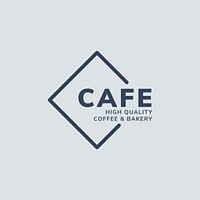 Cafe high quality coffee logo