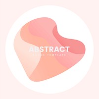 Colorful abstract badge logo design