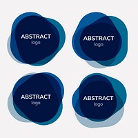 Set of abstract badge designs