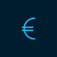 Euro currency money symbol vector