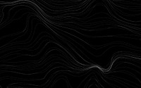 Wave textures black background vector