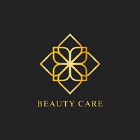 Beauty care design logo vector