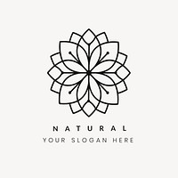 Modern wellness business logo, beautiful creative design psd
