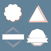 Set of badges and emblems vector