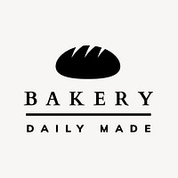 Bakery logo food business template for branding design vector