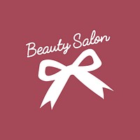 Beauty salon hair stylist logo vector