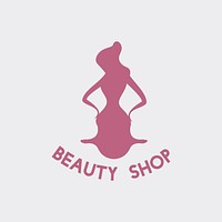 Women's beauty shop logo vector