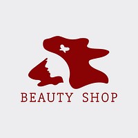 Women&#39;s beauty shop logo vector