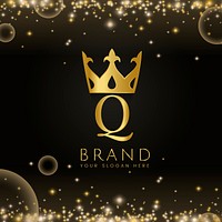 Premium q brand icon design vector
