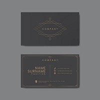 A creative business card design