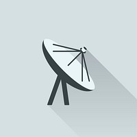 Illustration of satellite antenna