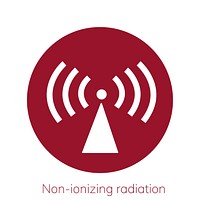 Illustration of Non-ionizing radiation warning sign