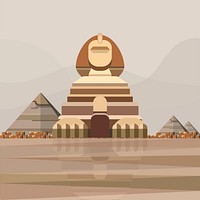 Illustration of Great Sphinx of Giza