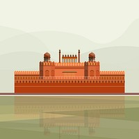 Illustration of The Red Fort