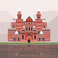 Illustration of The State Historical Museum of Russia