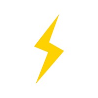 Electric current sign graphic illustration