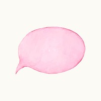 Illustration of an empty colorful speech bubble