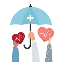 Health insurance and protection concept