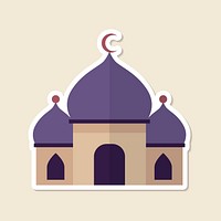 Mosque Islamic place of worship vector
