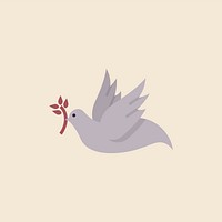 Illustration of a dove of peace