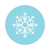 Illustration of a cute snowflake