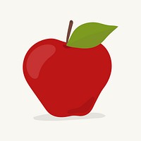 Hand drawn apple fruit illustration