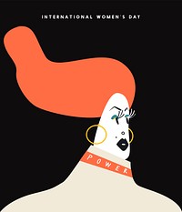 International women&#39;s day concept illustration